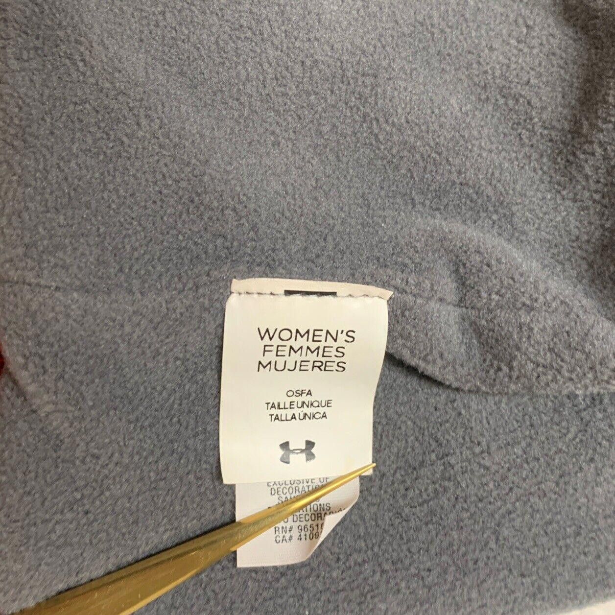 Under Armour Under Armour Cable Knit Beanie Fleece Lined Red Size ONE SIZE - 7 Thumbnail