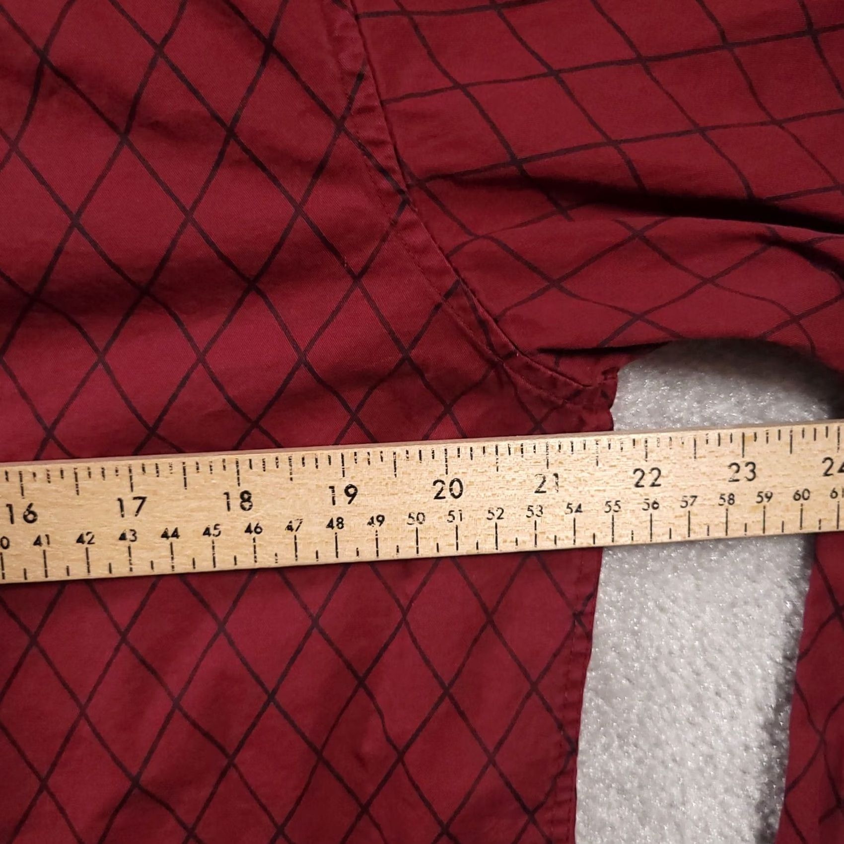 Vintage Coofandy Button Up Shirt Mens Medium Red Long Sleeve Collared Shirt Regular Fit Casual Business Party/Cocktail Size US M / EU 48-50 / 2 - 5 Thumbnail