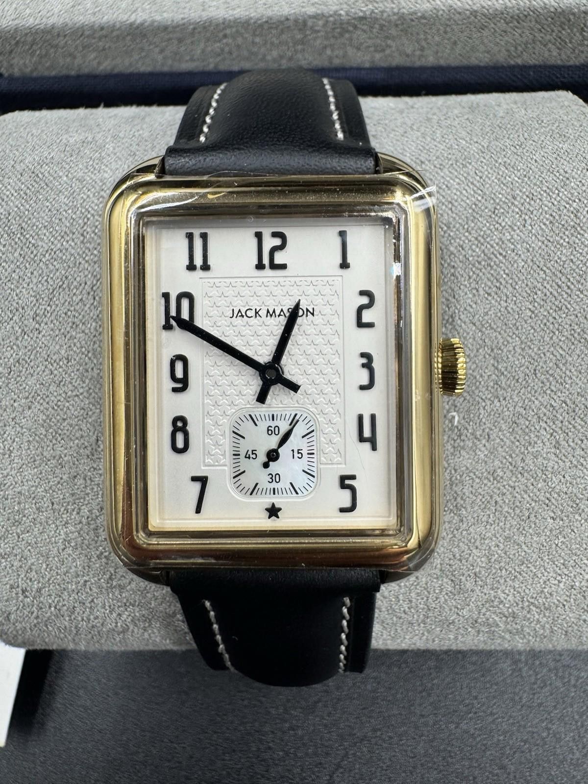 Other Jack Mason Issue No. 2 Heritage Rectangular Gold Tone Watch Size ONE SIZE - 2 Thumbnail