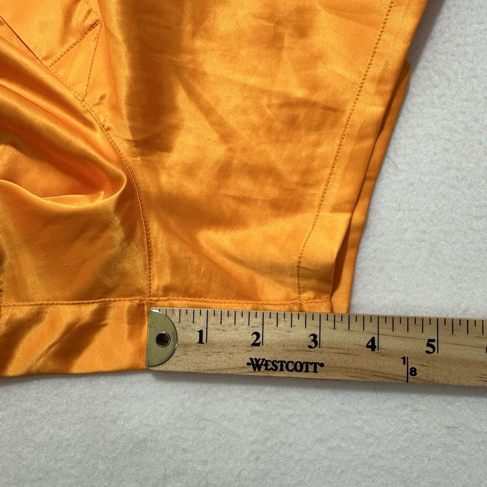Other Savage X Fenty Small Satin Boxers Orange Shorts 3" Inseam Size 28" / US 6 / IT 42 - 11 Thumbnail