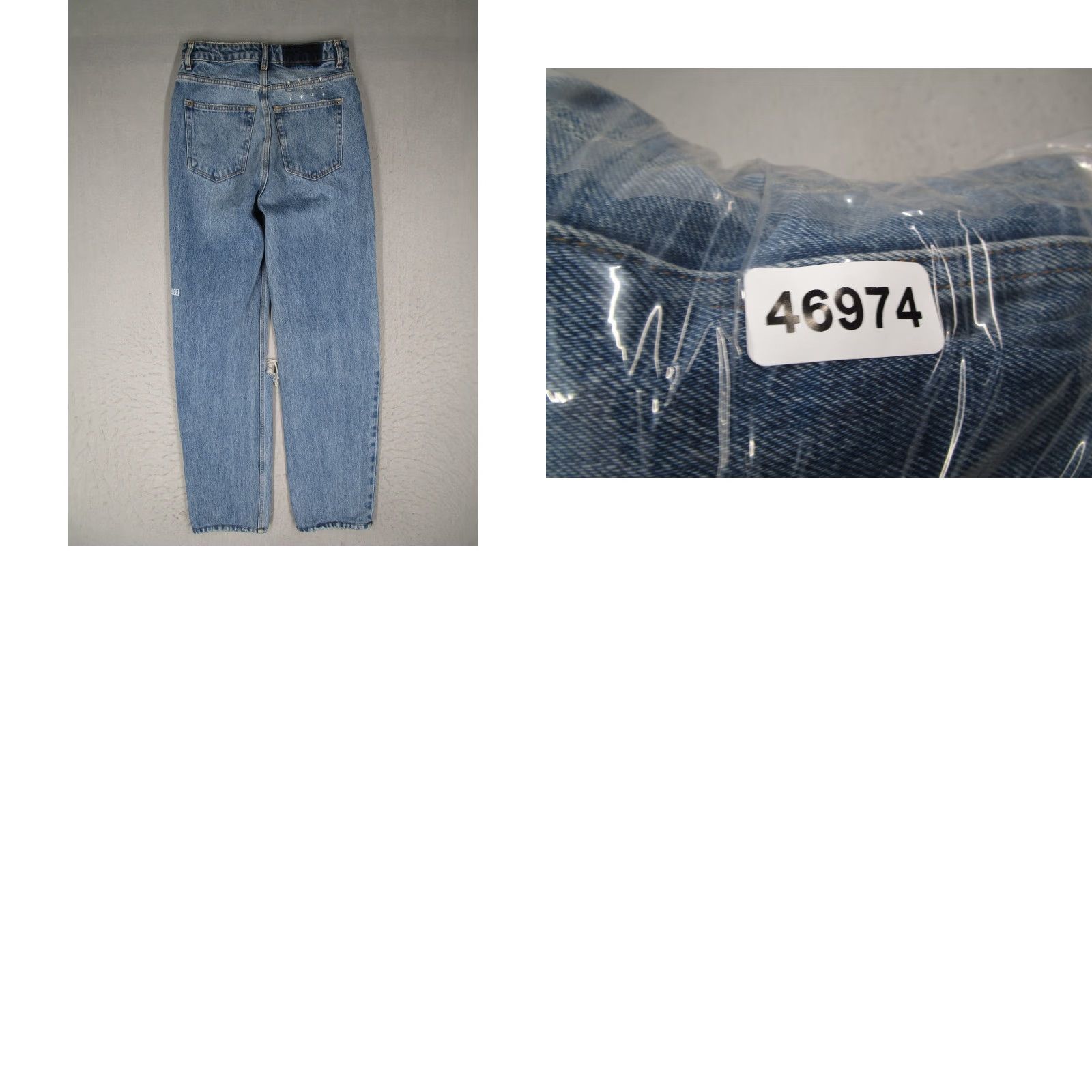 Ksubi VINTAGE Ksubi Jeans Womens 25 Blue High Rise Denim Straight Fit Casual Pockets 2010s Size 42" / US 20 - 8 Thumbnail