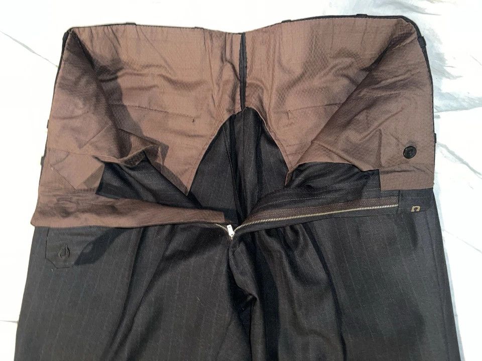Oxxford Clothes Double Breasted Gray Suit Size 42S - 24 Thumbnail