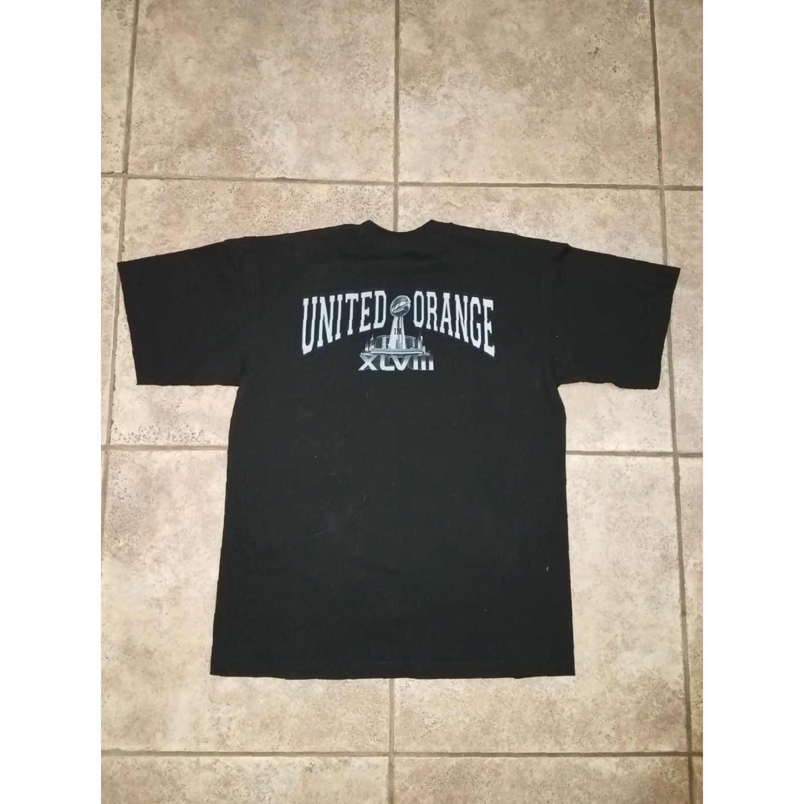 Vintage VINTAGE? 2017 SuperBowl Pro Tag Bronco's Black T-Shirt Mens L Size US L / EU 52-54 / 3 - 5 Thumbnail