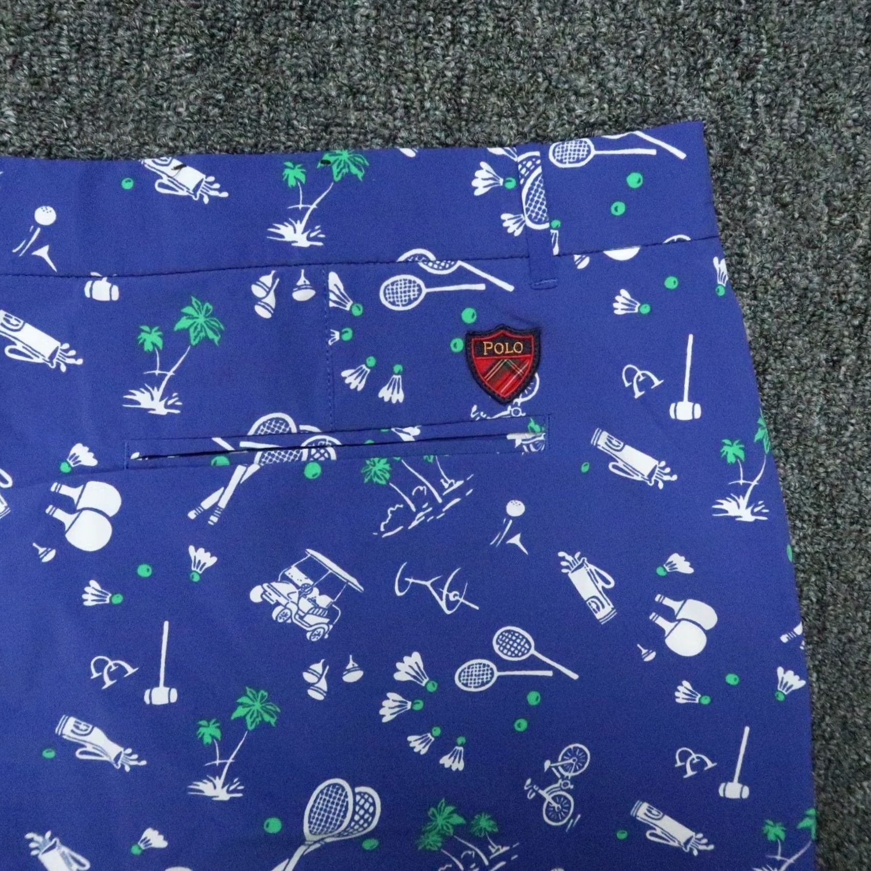 Ralph Lauren Polo Golf Ralph Lauren Shorts Men 38 Blue Classic Fit Nylon Spandex Size US M / EU 48-50 / 2 - 6 Thumbnail
