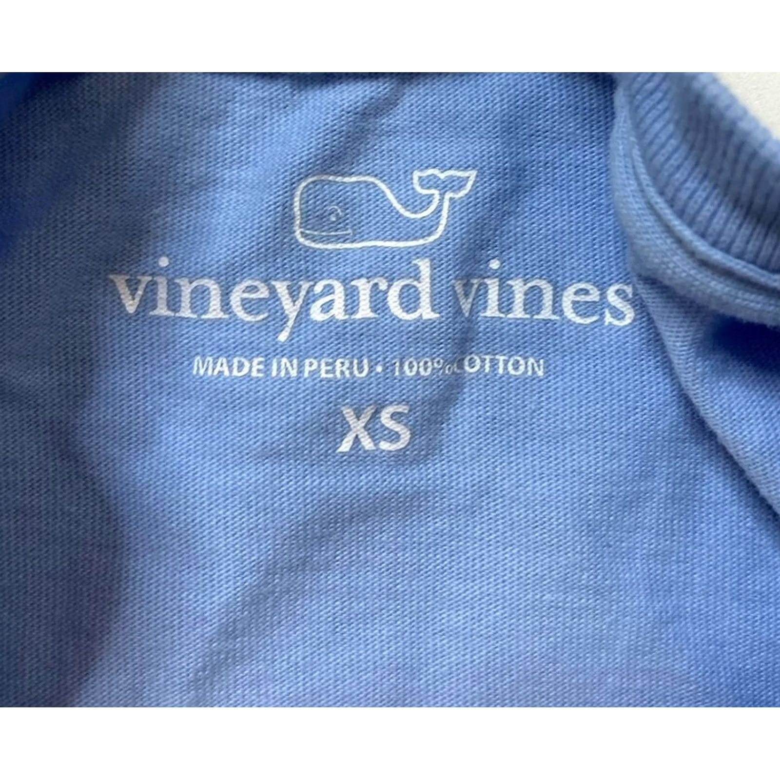 Vineyard Vines Vineyard Vines Happy Hanukkah Pocket Graphic T-shirt Men XS Blue Long Sleeve Size US XS / EU 42 / 0 - 5 Thumbnail