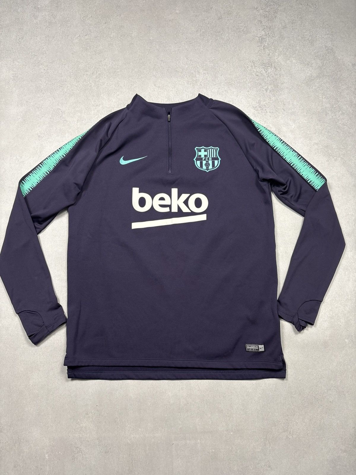 Nike Nike FC Barcelona 2018/2019 Training Drill Top Beko Size L Size US L / EU 52-54 / 3 - 1 Thumbnail