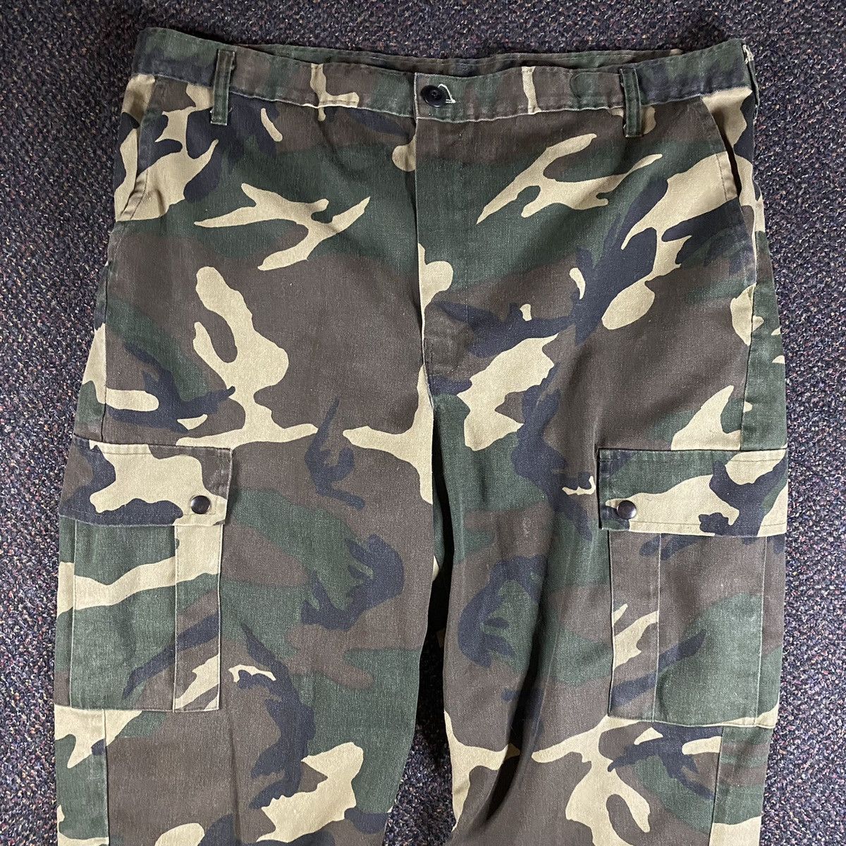 Vintage Vintage Military Camo Cargo Pants Size US 38 / EU 54 - 2 Thumbnail