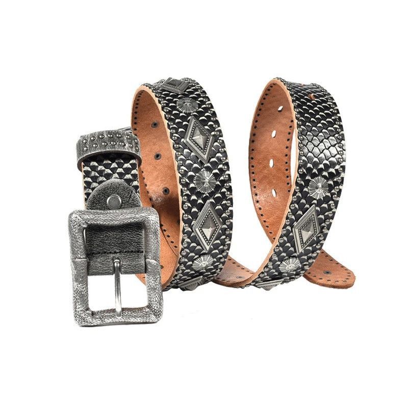 Japanese Brand × Leather × Vintage Dragon Altar Retro Vintage Leather Belt Size ONE SIZE - 11 Thumbnail