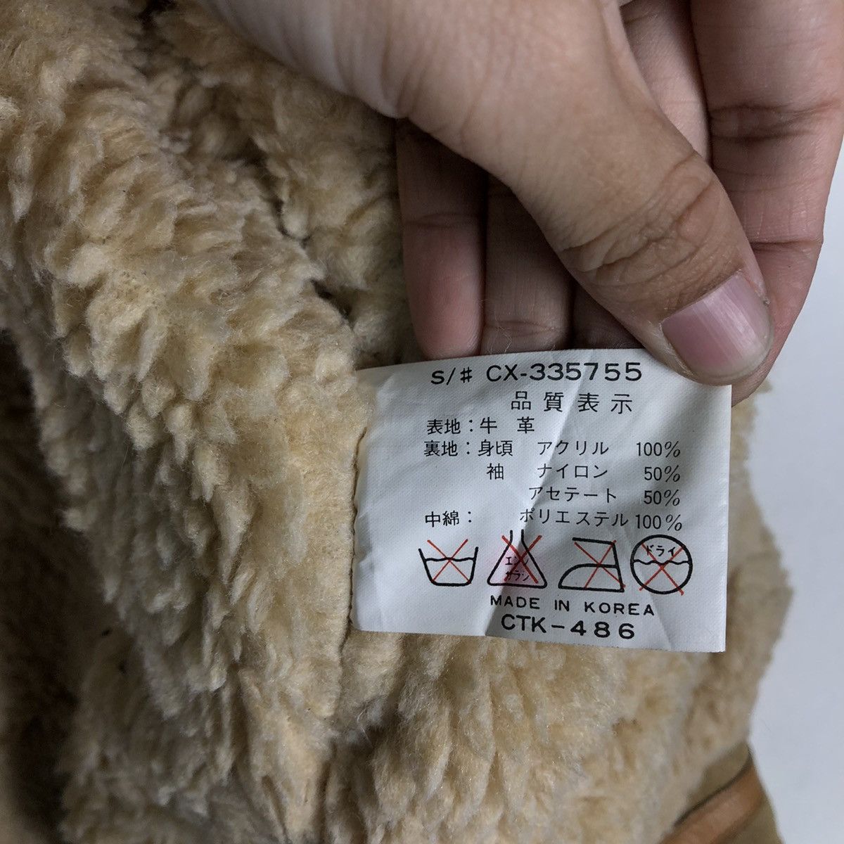 Japanese Brand 🔥Vtg Genuine Leather Jacket Type B-3 Military US Army Size US M / EU 48-50 / 2 - 18 Thumbnail