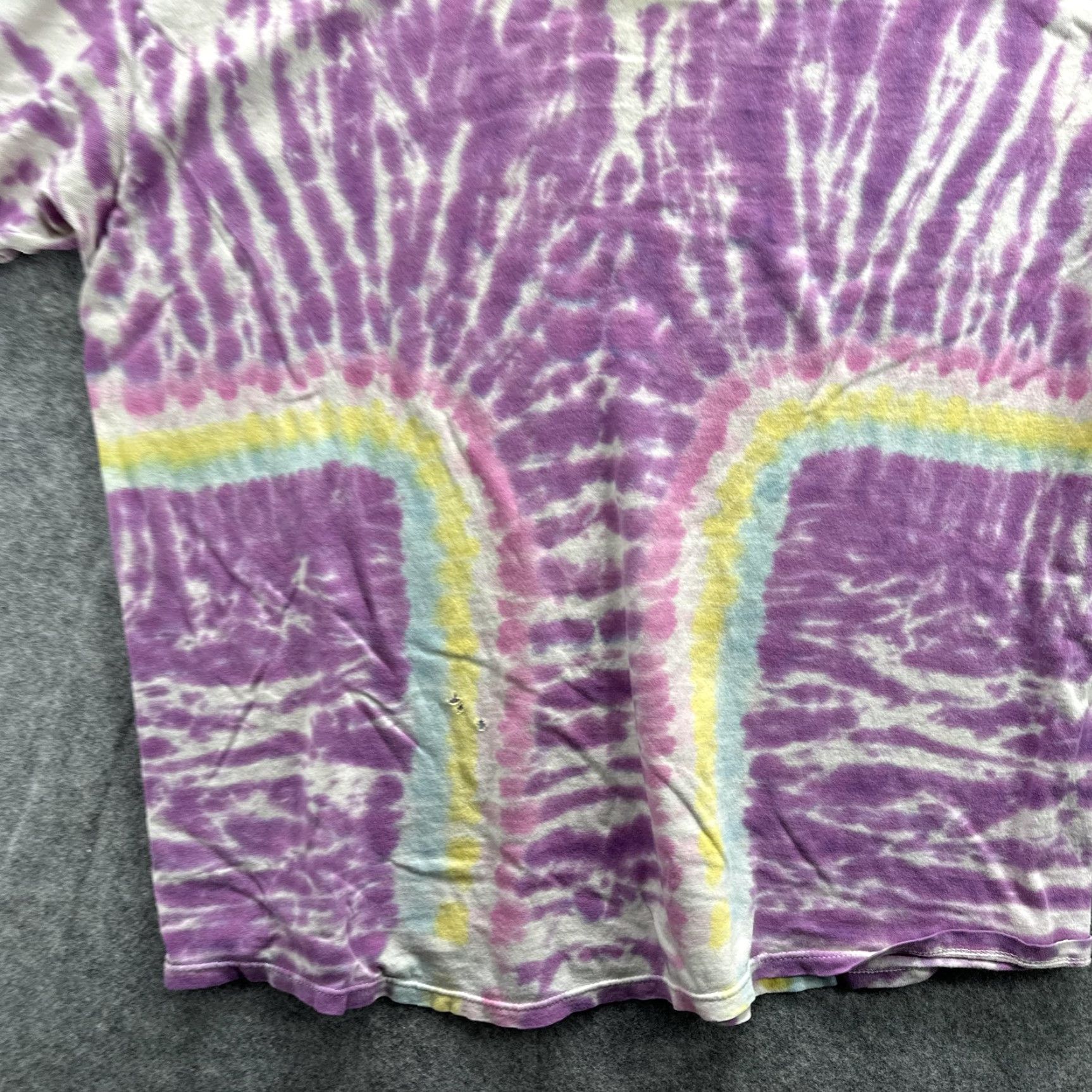 Hanes VINTAGE Hanes Shirt Mens 2XL Purple Tie Dye 100% Cotton Made USA 90s Size US XXL / EU 58 / 5 - 4 Thumbnail