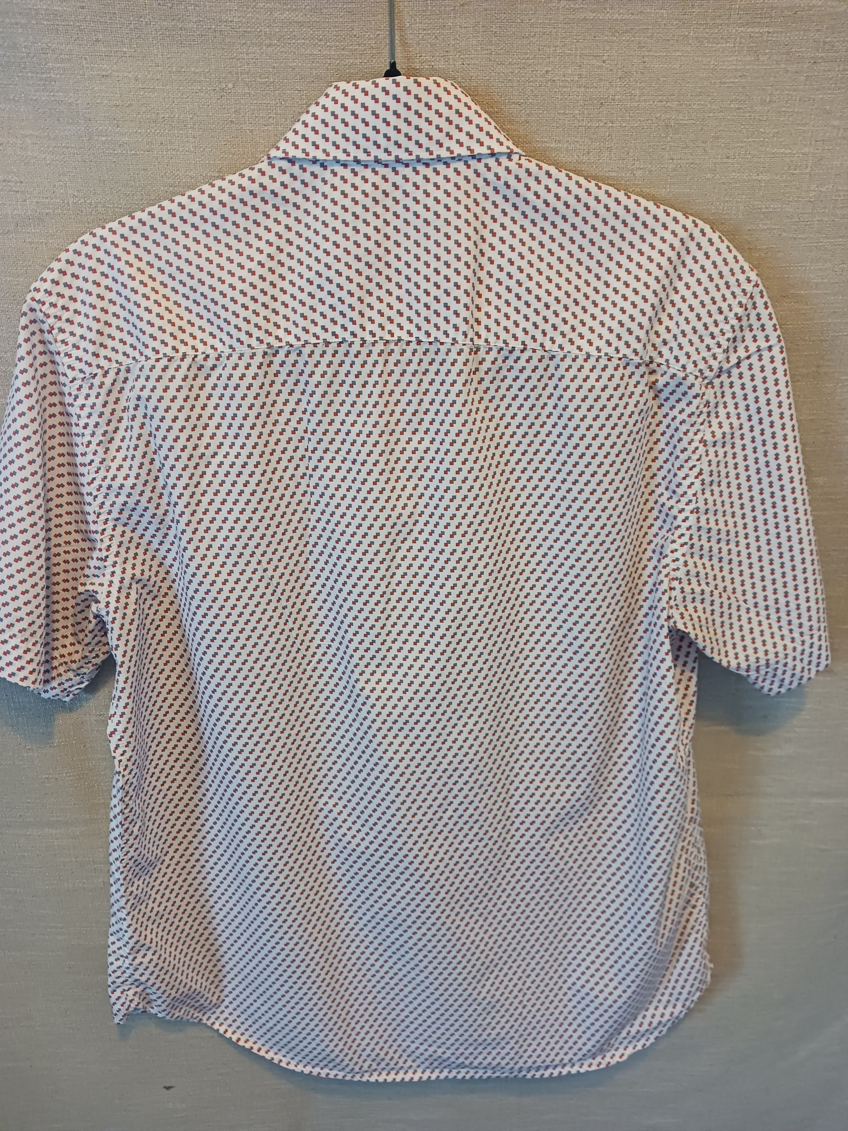 Barneys New York 100% Cotton Short Sleeve Size US M / EU 48-50 / 2 - 3 Thumbnail
