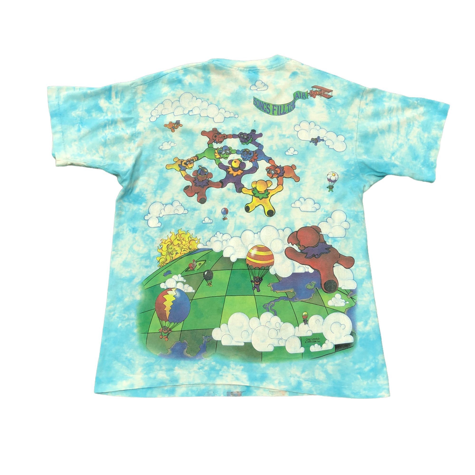 Liquid Blue Liquid Blue Grateful Dead Parachute Bears Greg Genrich Tie D Size US L / EU 52-54 / 3 - 3 Thumbnail
