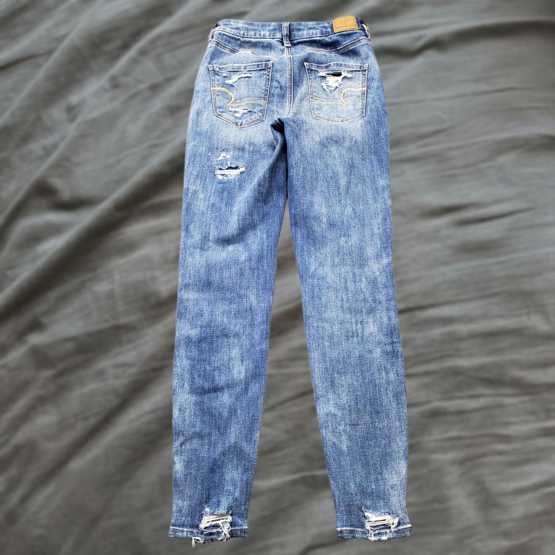 American Eagle Outfitters American Eagle Outfitters Curvy Jegging Jeans Womens 2 Blue Hi-Rise Regular Fit 5-Pocket Denim Jeans Size 26" / US 2 / IT 38 - 1 Thumbnail
