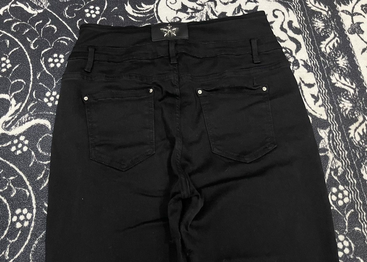 Japanese Brand CHROME HEARTS INSPIRED STRETCHABLE PANT UNBRAND Size US 28 / EU 44 - 13 Thumbnail