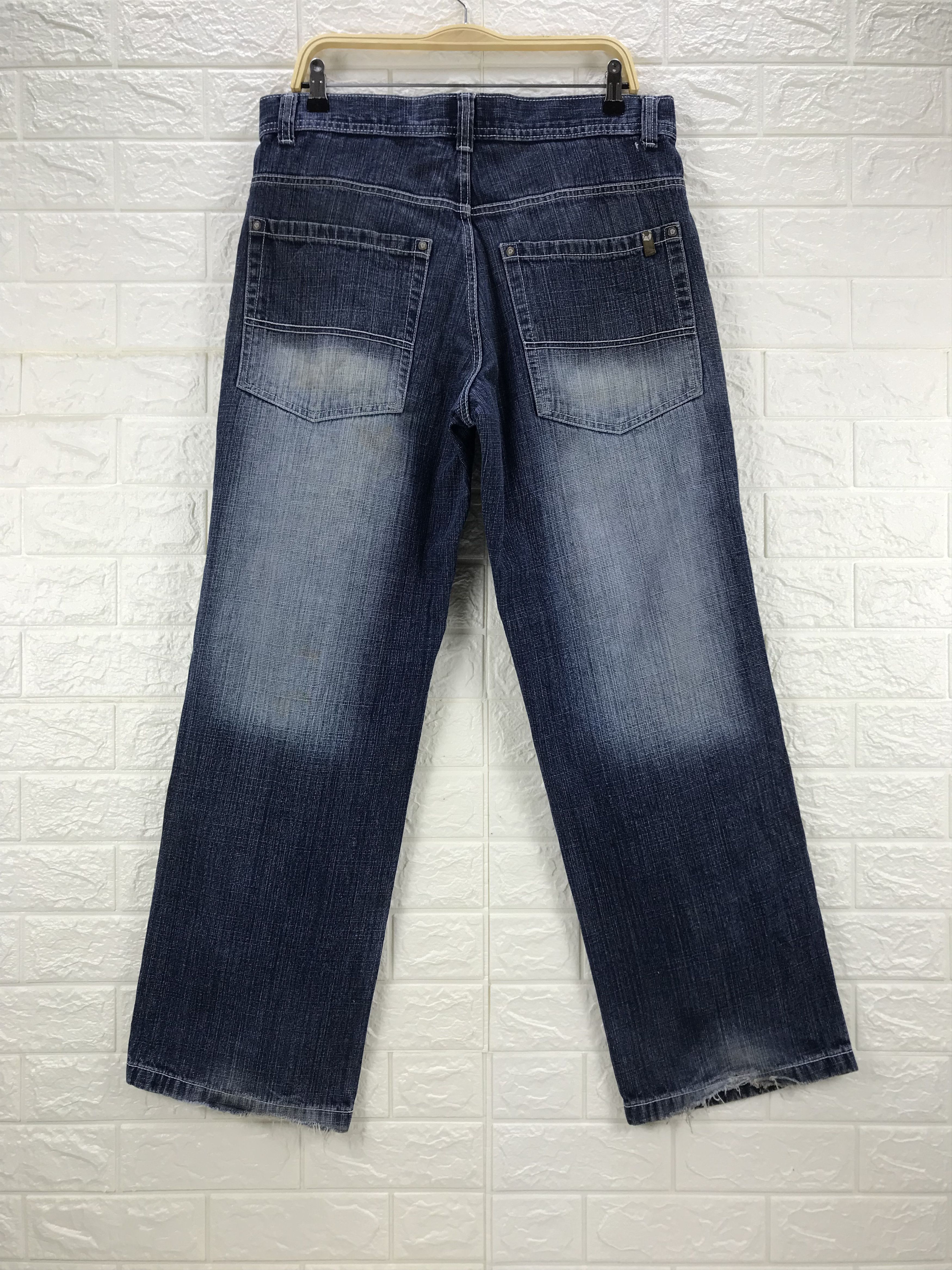 Southpole Vintage Southpole Baggy Jeans Faded Blue Wide Denim Size US 34 / EU 50 - 5 Thumbnail