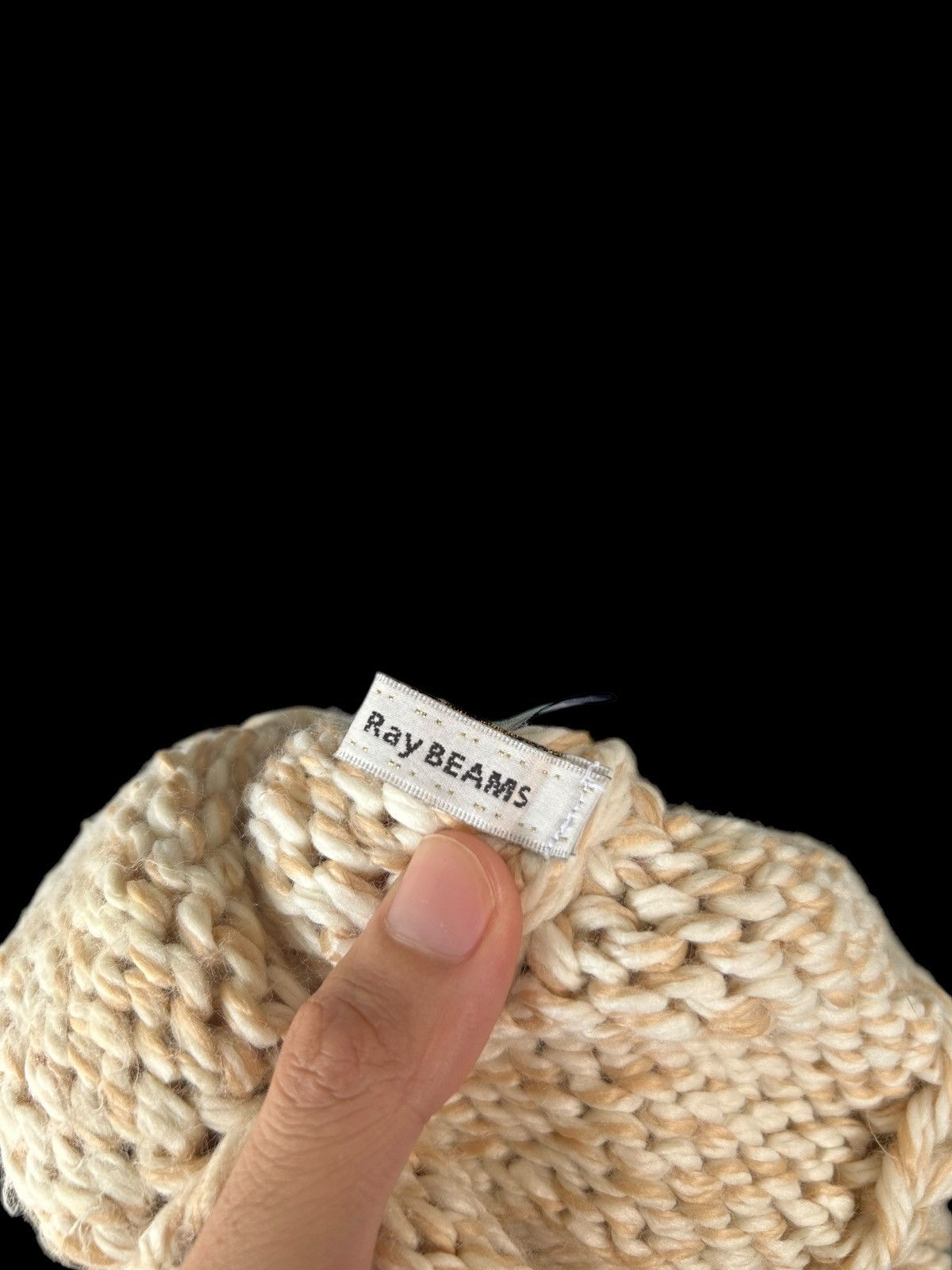 Japanese Brand × Kapital × Vintage Japanese Brand Beams Knitt Big Beanie Hats🎌☠️ Size ONE SIZE - 3 Thumbnail