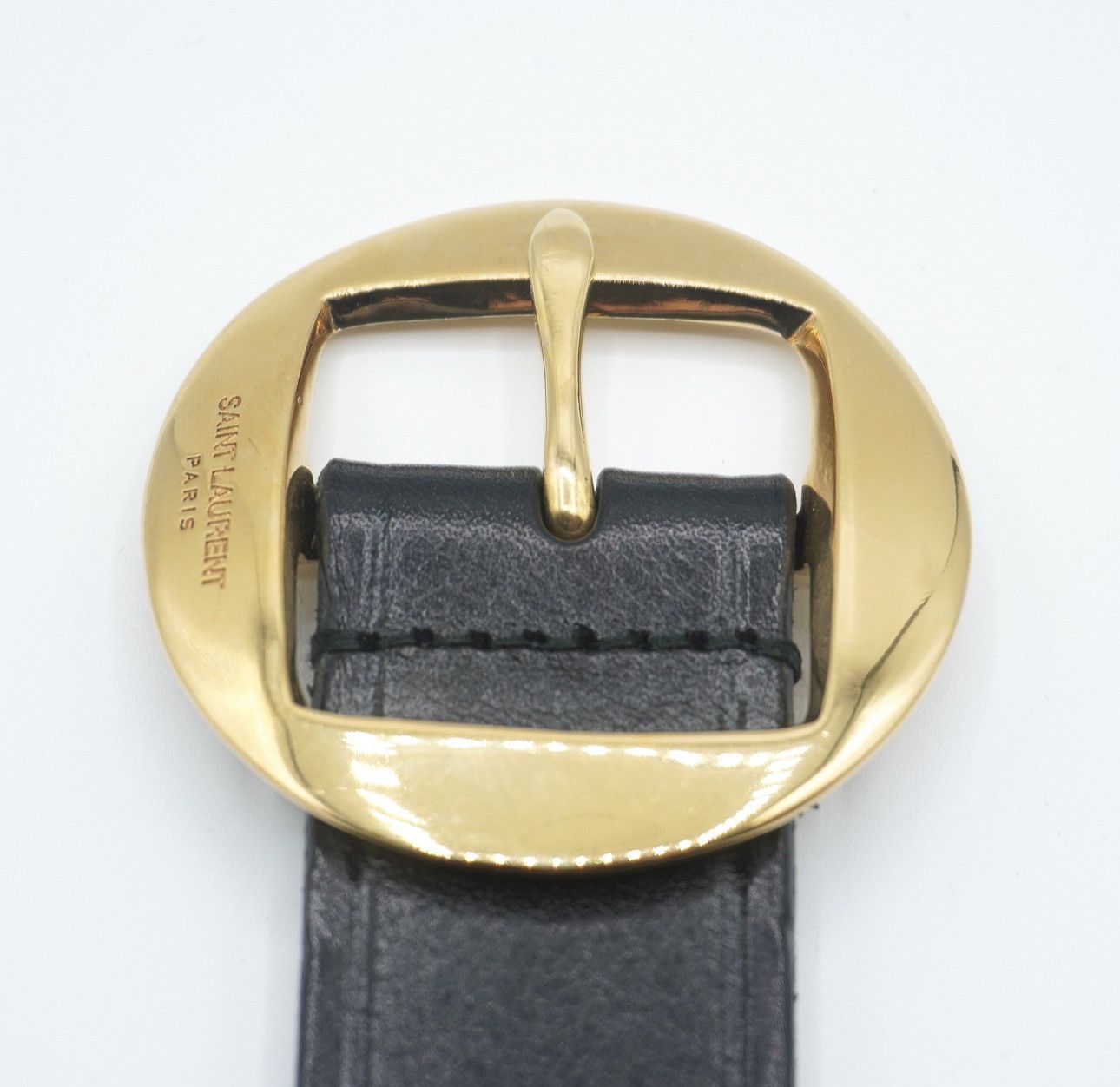 Saint Laurent Paris SAINT LAURENT By HEDI SLIMANE F/W 2016 Circle Belt 85 Size 32 - 3 Thumbnail