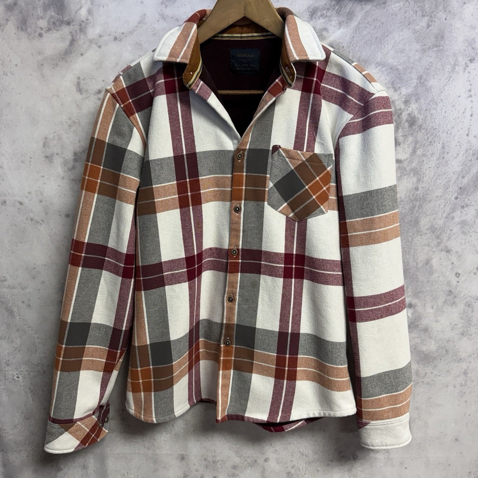 Nomad Nomad Craft & Flow Thermal Flannel Shirt Mens Small Plaid Size US S / EU 44-46 / 1 - 1 Thumbnail