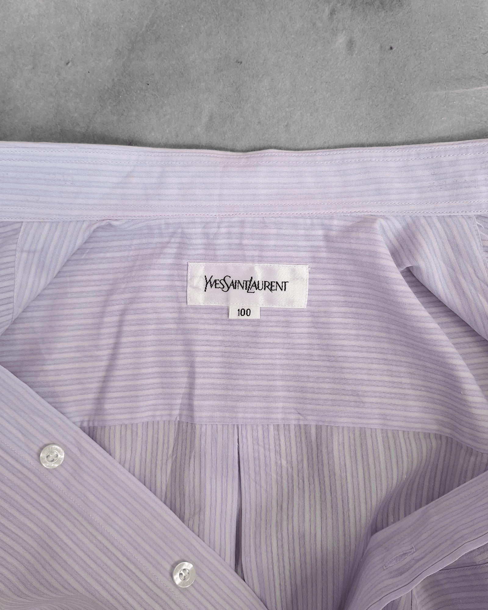 Vintage × Yves Saint Laurent Vintage Ysl Yves Saint Laurent Shirt Size US L / EU 52-54 / 3 - 7 Thumbnail