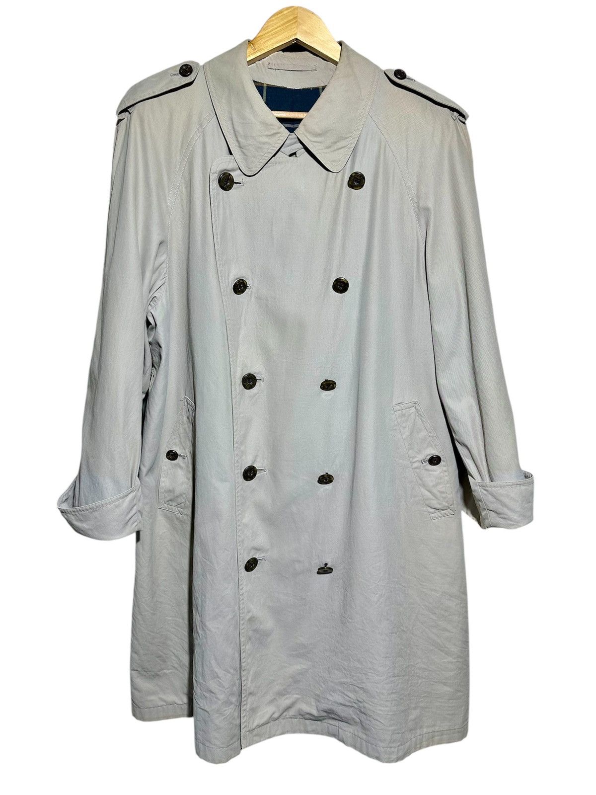 Burberry Burberry Double Breasted Trench Coat Size US XL / EU 56 / 4 - 1 Thumbnail