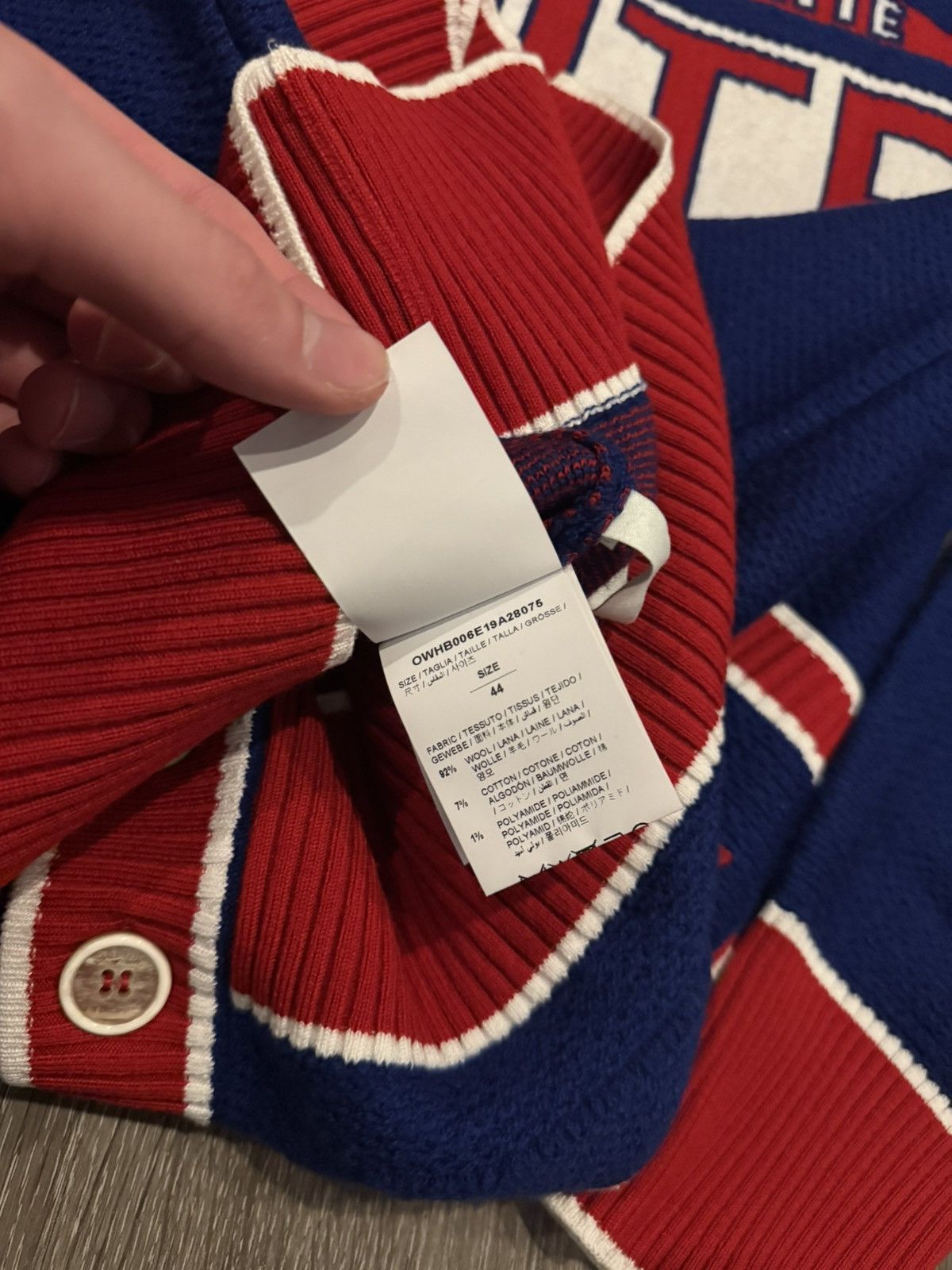Off-White Off White Flags Cardigan Sweater Size US L / EU 52-54 / 3 - 9 Thumbnail