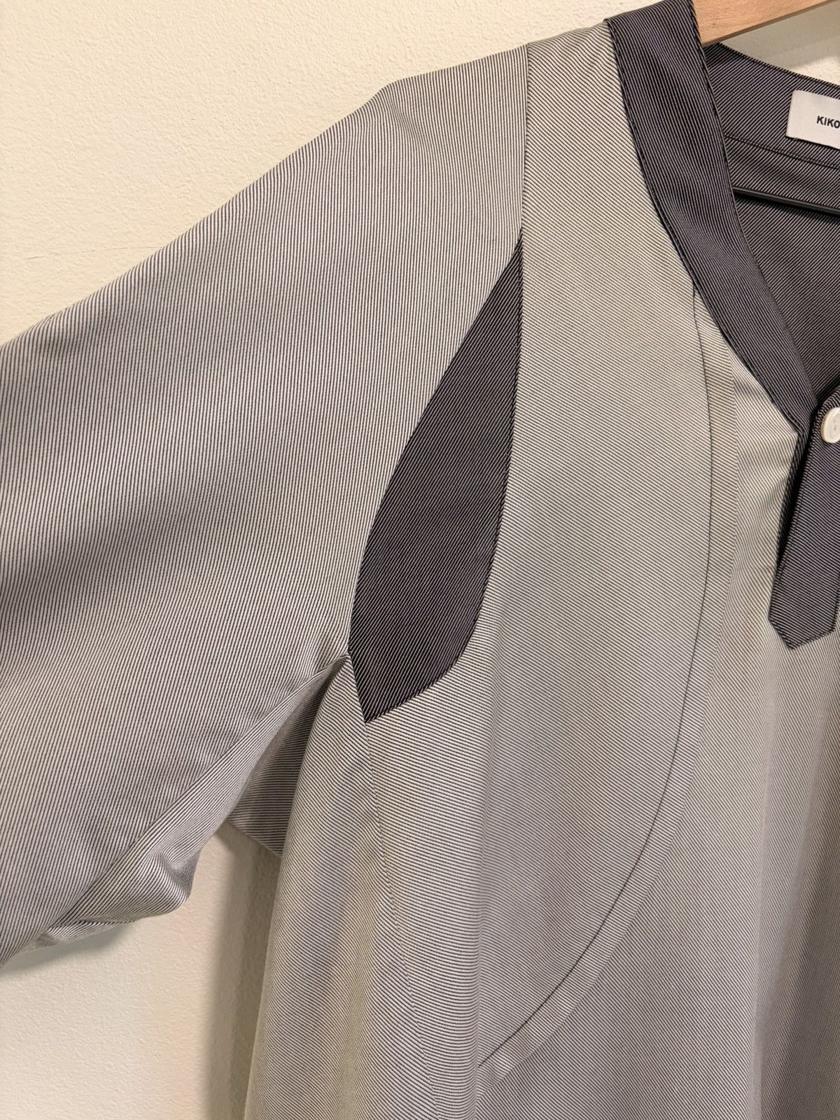 Kiko Kostadinov Kiko Kostadinov fw19 Midnight Stripe Goff long shirt Size US S / EU 44-46 / 1 - 4 Thumbnail