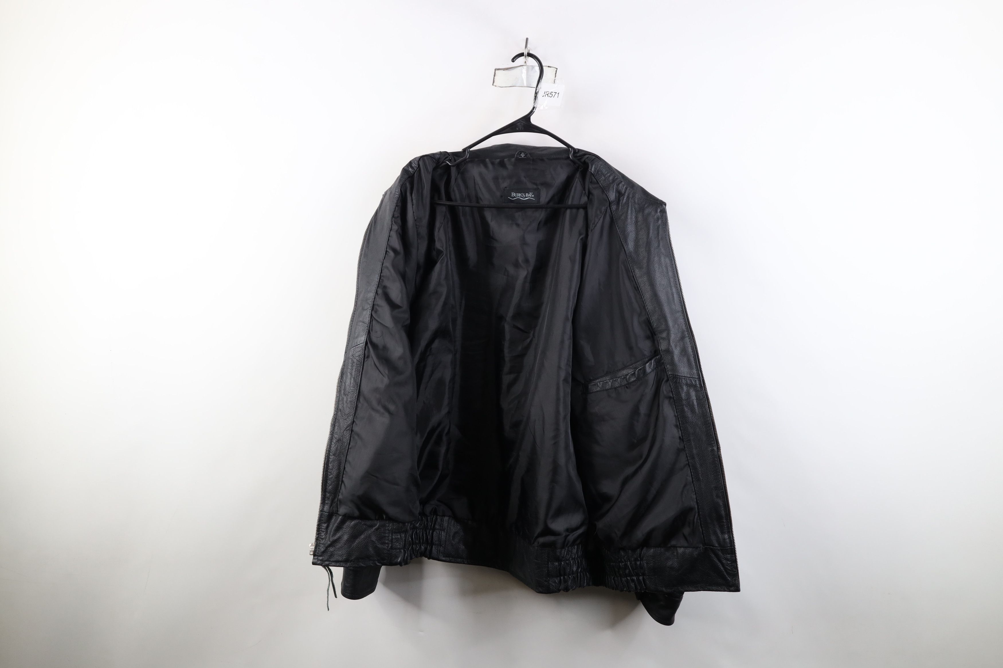 Vintage Vintage 90s Rifle Association Full Zip Leather Bomber Jacket Size US XL / EU 56 / 4 - 11 Thumbnail