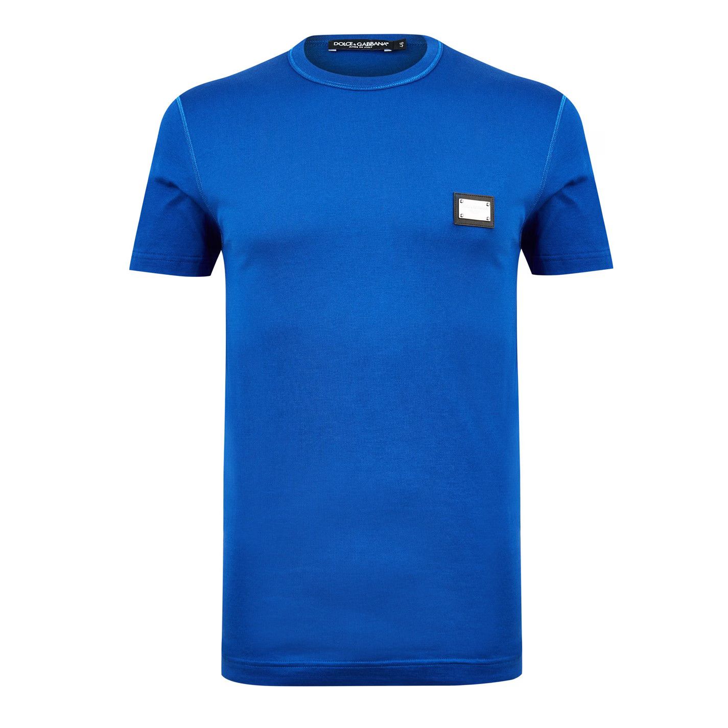 Dolce & Gabbana o1g2r1mq0426 Plate T-Shirt in Blue Size US M / EU 48-50 / 2 - 1 Thumbnail