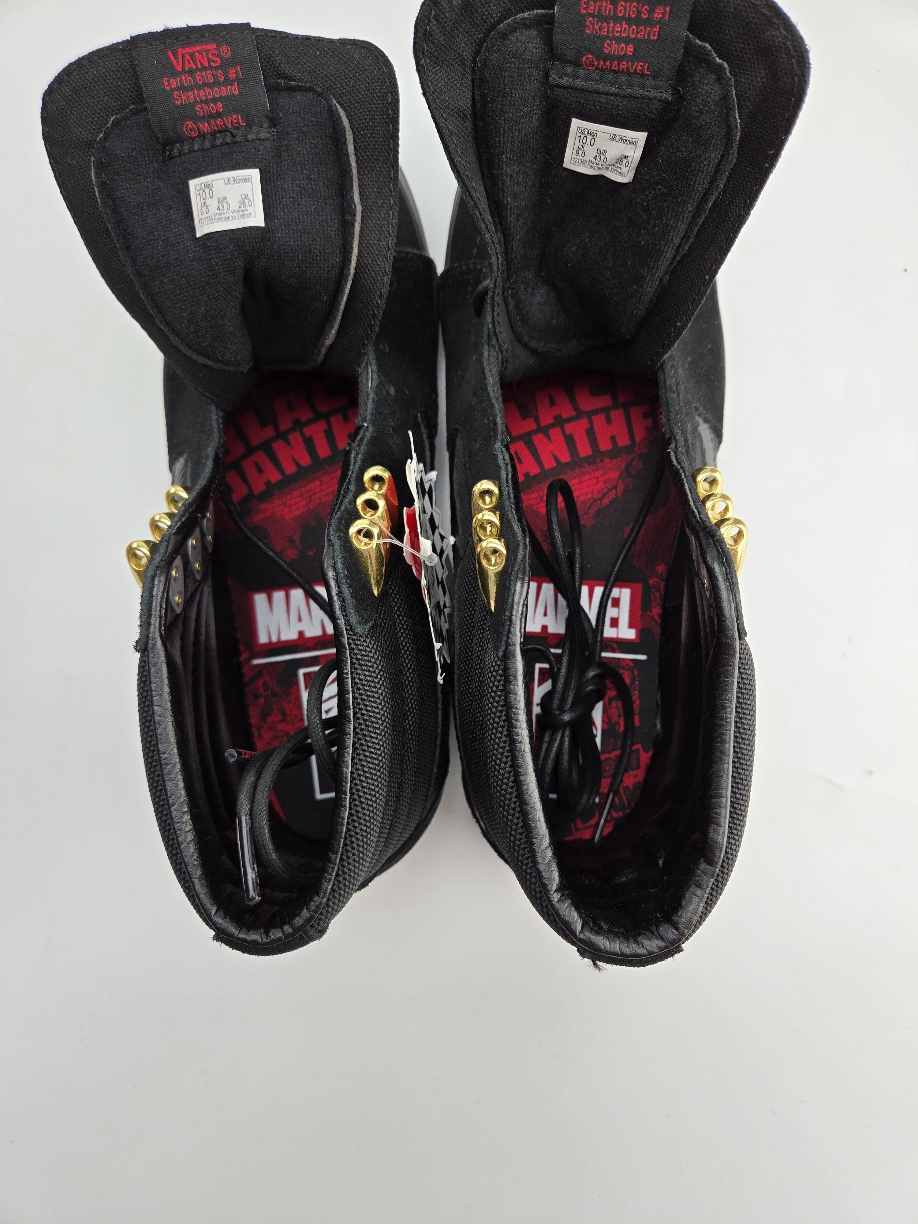 Vans VANS Sk8 Hi x Marvel Black Panther Size US 10 / EU 43 - 6 Thumbnail