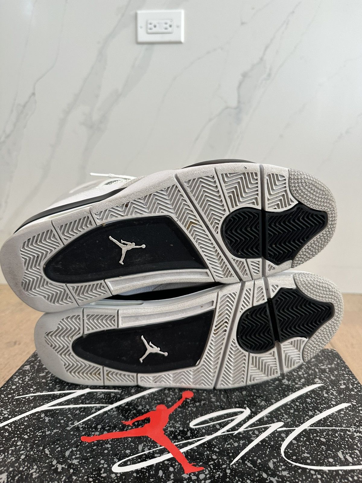 Jordan Brand Jordan 4 Retro Military Black Size US 12 / EU 45 - 6 Thumbnail