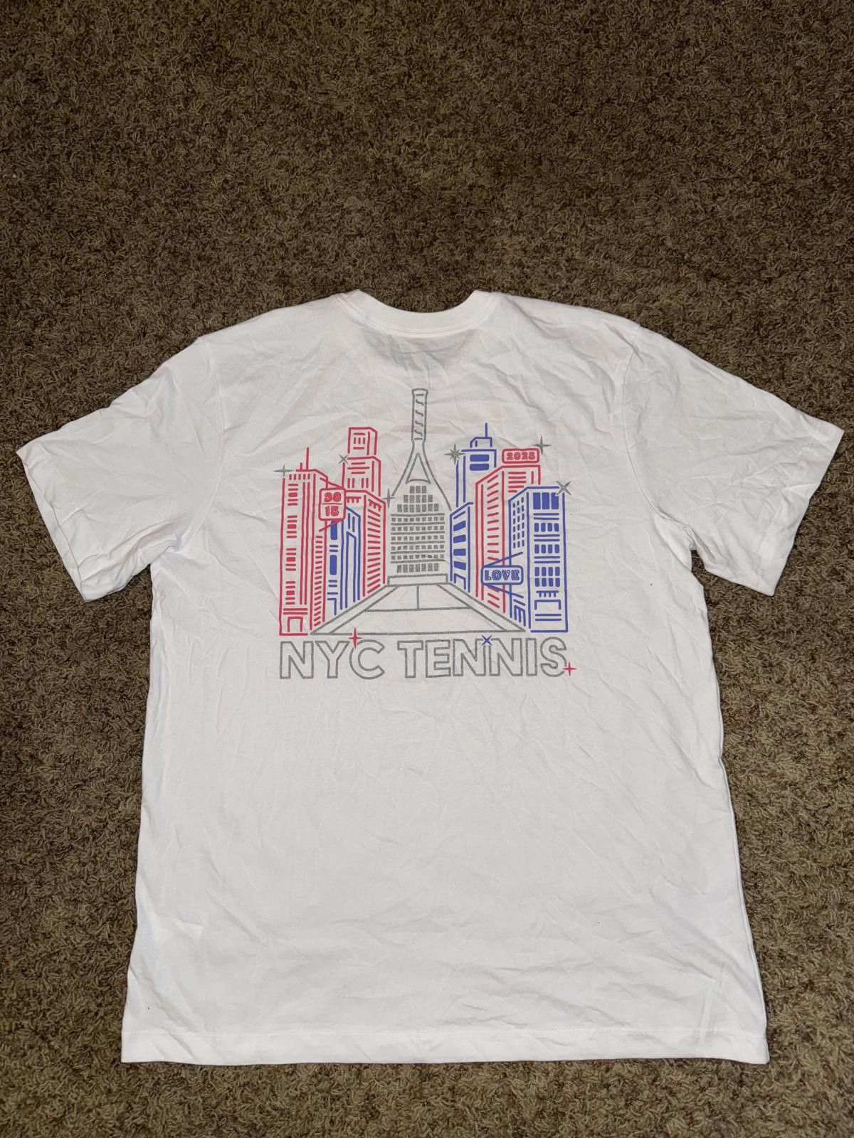 Nike Unreleased Nike Men’s Tennis NYC Tennis Flushing Meadows Crew T-Shirt Size US S / EU 44-46 / 1 - 2 Thumbnail