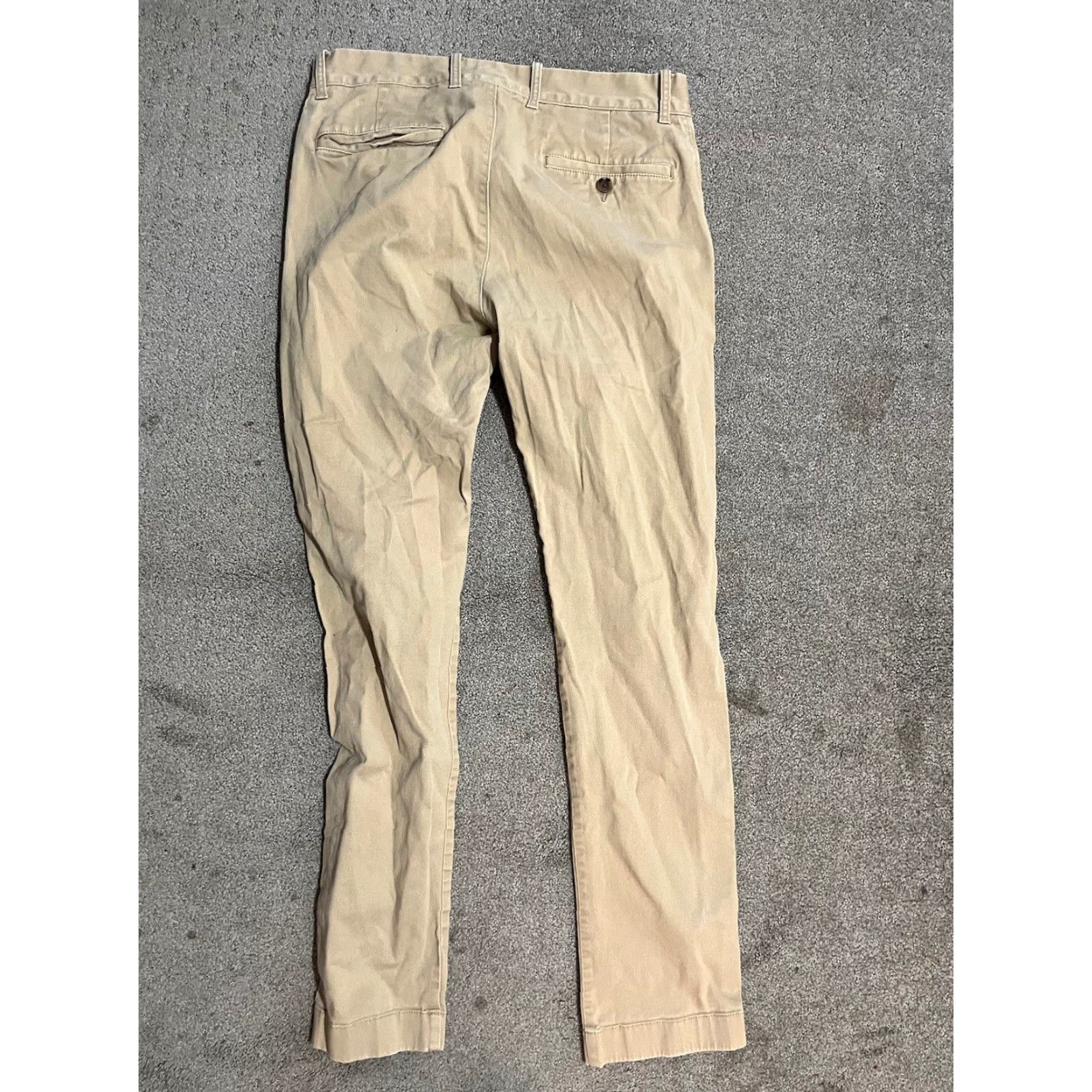 J.Crew J.Crew Men's Flex Slim Fit Chino Pants 29x31 Khaki Beige Size US 29 - 3 Thumbnail