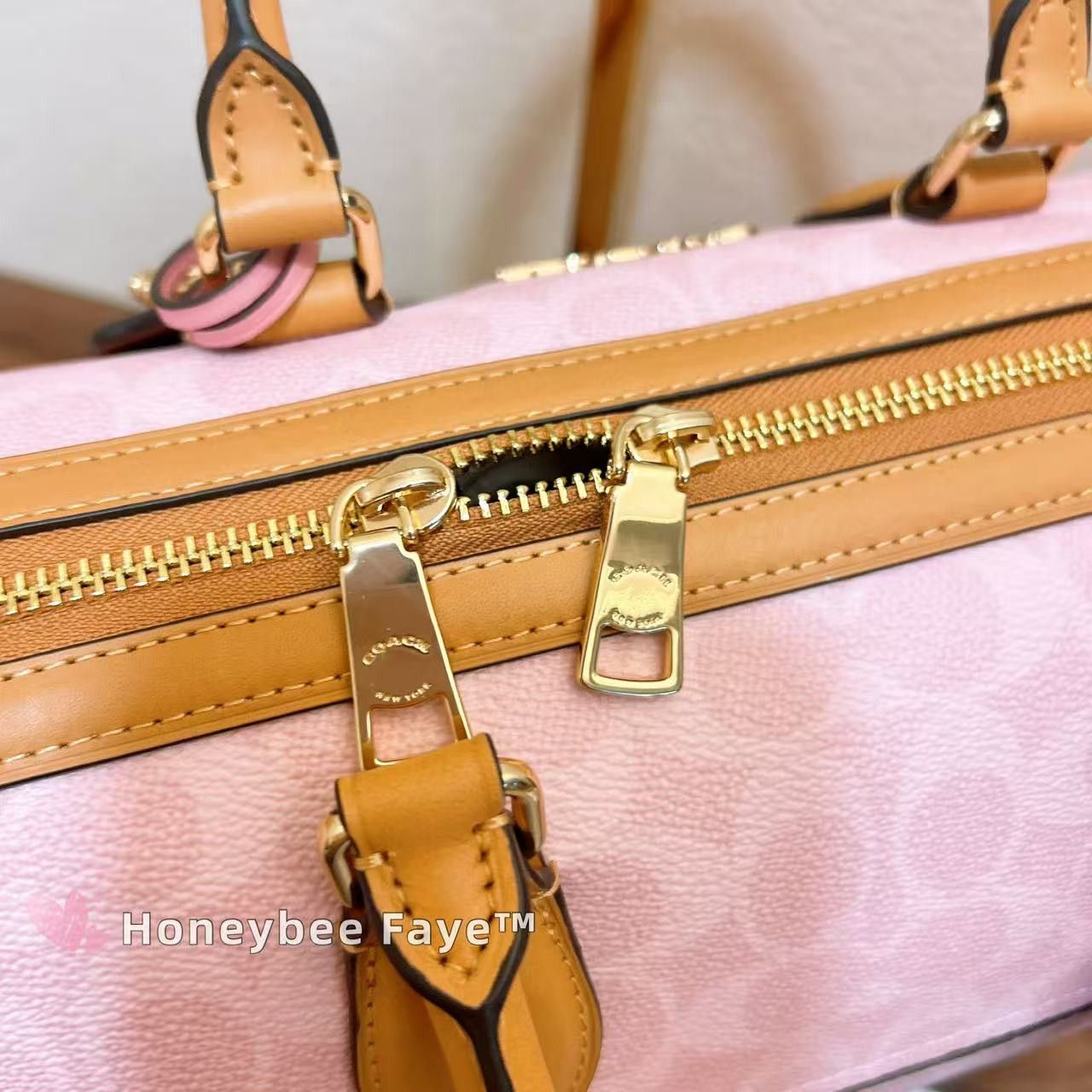 Coach Rowan Large Satchel Bag In Signature Canvas Charms CEA19 Size ONE SIZE - 6 Thumbnail