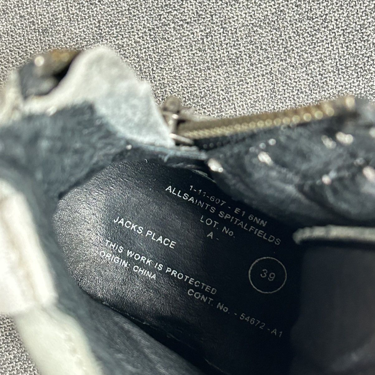 Allsaints Allsaints Rick Owens Geobasket Style Hi Top Sneakers Size US 8 / IT 38 - 10 Thumbnail