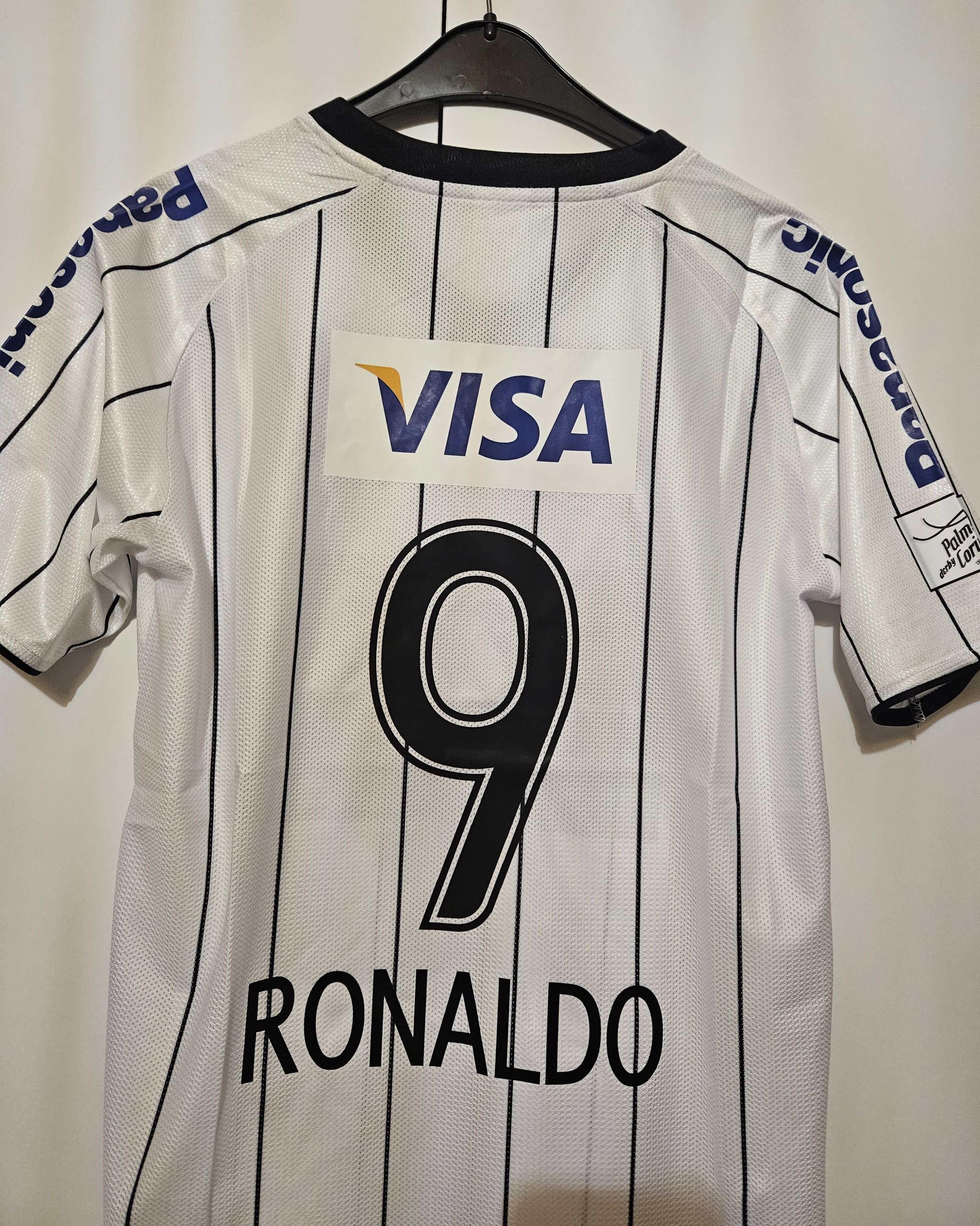 Other Ronaldo 9 Corinthians 2008/09 Vintage Soccer Jersey trikot Size US L / EU 52-54 / 3 - 5 Thumbnail