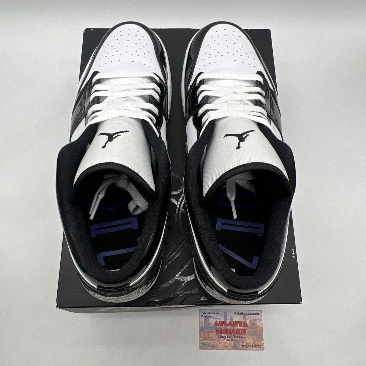 Nike Air Jordan 1 low concord Size US 14 / EU 47 - 7 Thumbnail