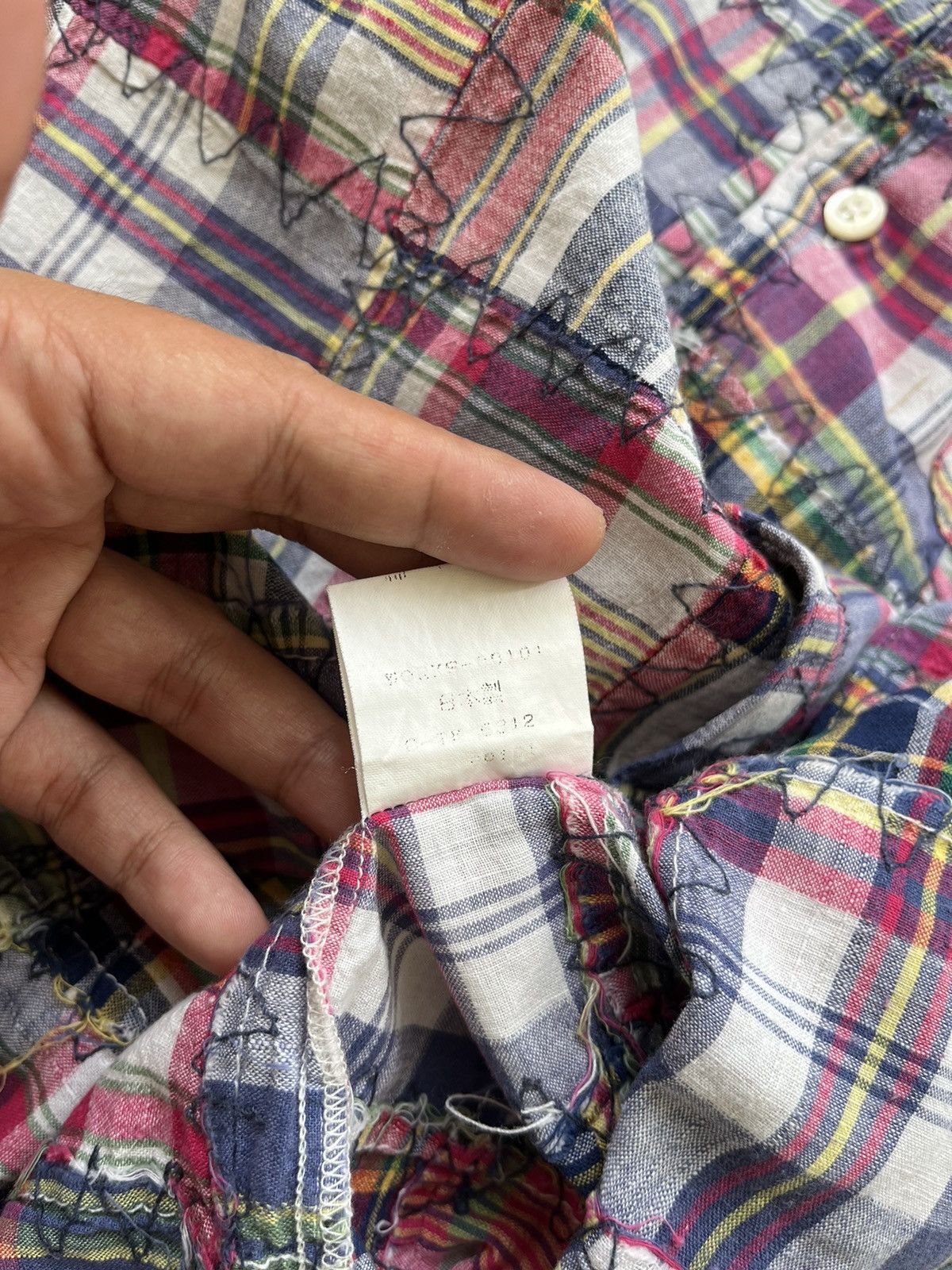 If Six Was Nine × Japanese Brand × Le Grande Bleu (L.G.B.) Rare 💥 Royal Flash Patch Work Shirt Size US S / EU 44-46 / 1 - 9 Thumbnail