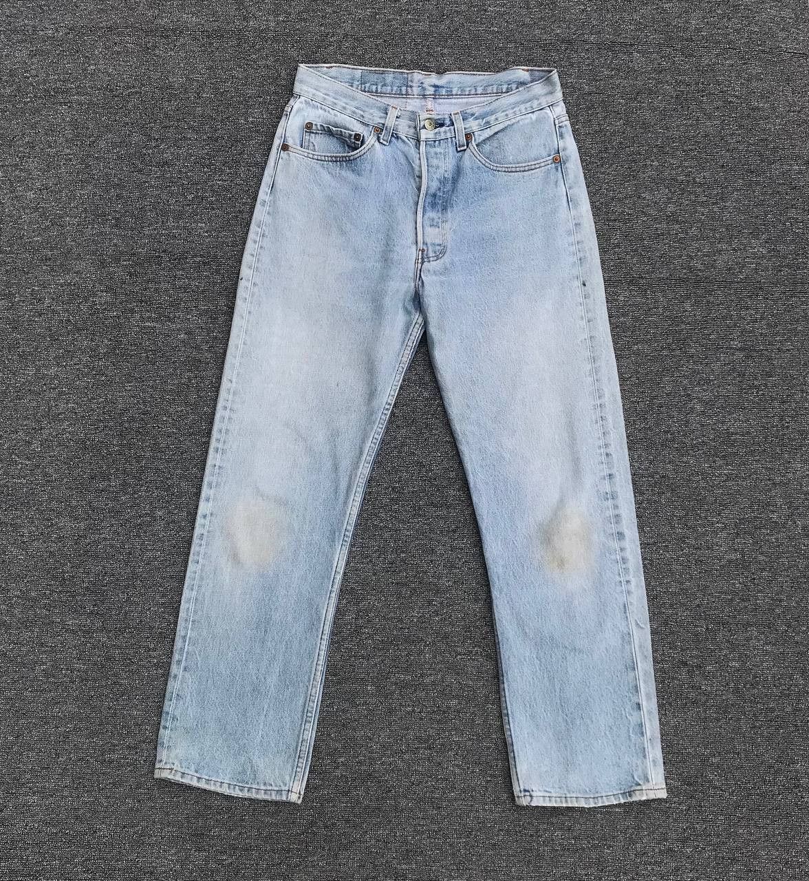 Levi's Vintage Clothing × Vintage Vintage Levis 501 USA 80s lightwash dirty wash W29x28 inch Size US 29 - 4 Thumbnail
