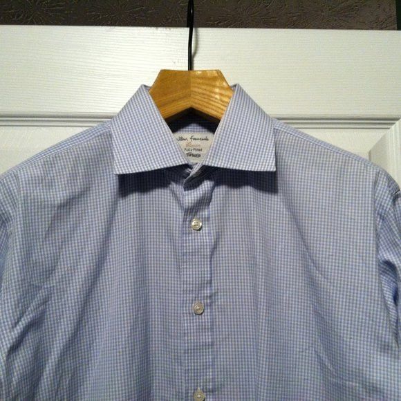 T.M. Lewin T.M LEWIN MEN'S LILAC COTTON DRESS SHIRT SIZE: 16-41 Size US L / EU 52-54 / 3 - 4 Thumbnail