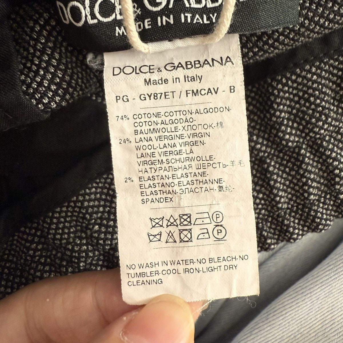Dolce & Gabbana Dolce&Gabbana Grey Slim Casual Sweatpants Unisex K26WX Size 32" / US 10 / IT 46 - 5 Thumbnail