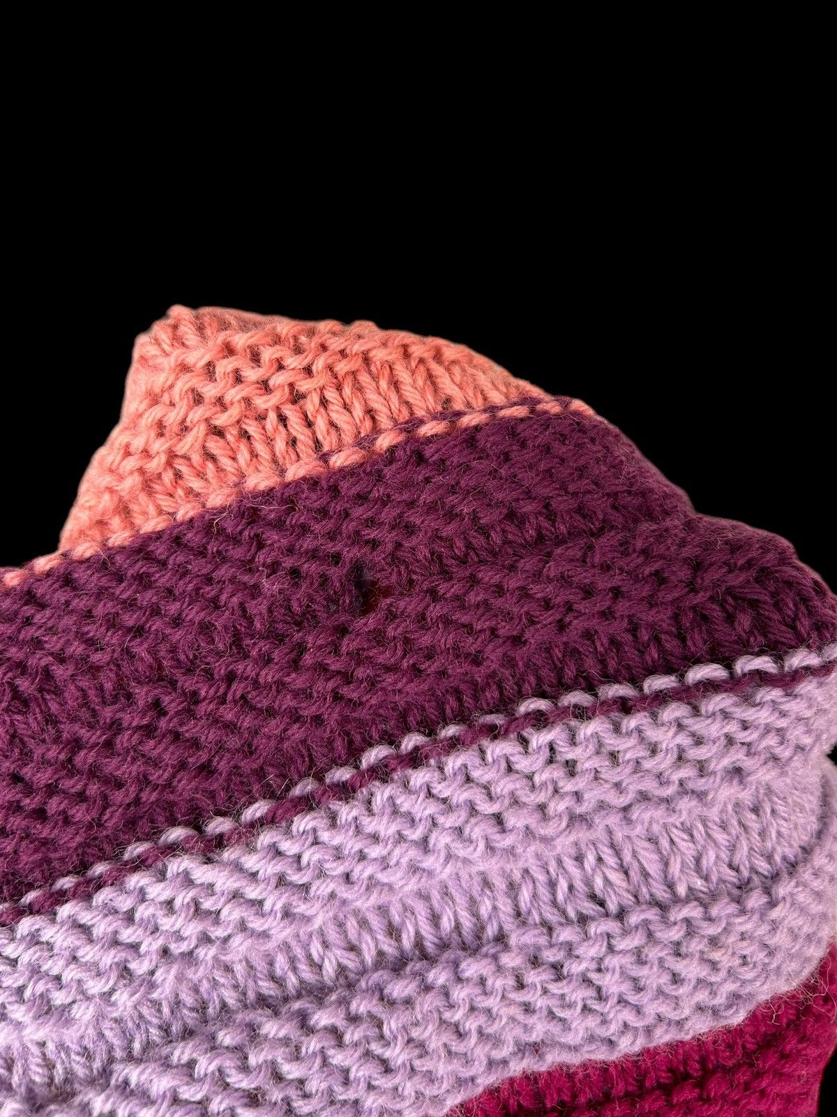 Japanese Brand × Kapital × Vintage Crochet Knitted Handmade Beanie Hats Size ONE SIZE - 8 Thumbnail
