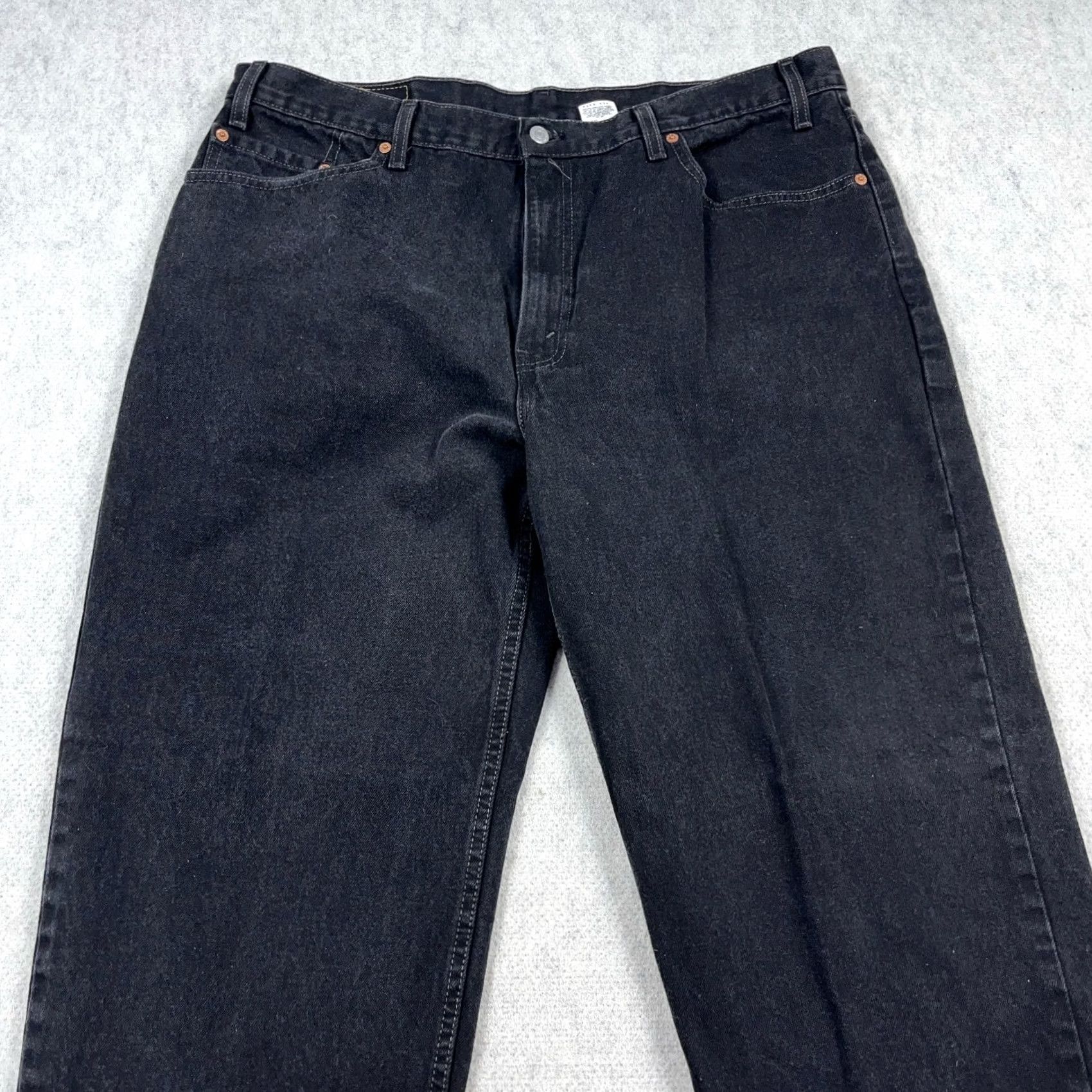 Levi's VINTAGE Levi's 550 Jeans Men 40x30 Black Relaxed Fit Straight Leg 90s 1999 Size US 40 / EU 56 - 6 Thumbnail