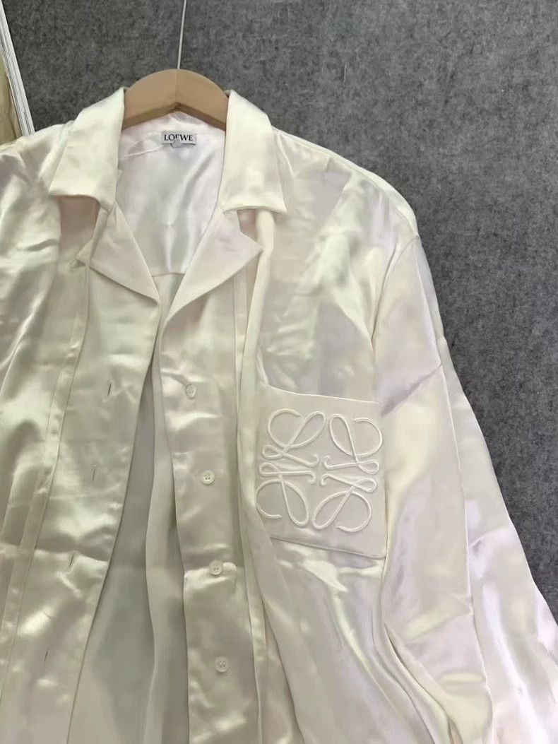 Loewe LOEWE Silk pocket Logo shirt jacket Size XS / US 0-2 / IT 36-38 - 2 Thumbnail