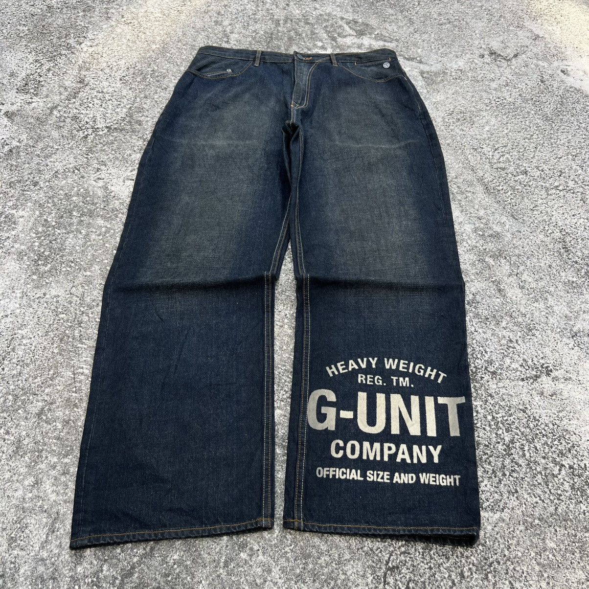 G-Unit “y2k style” VINTAGE G-UNIT 50 CENT HEAVY BAGGY JEANS Size US 40 / EU 56 - 2 Thumbnail