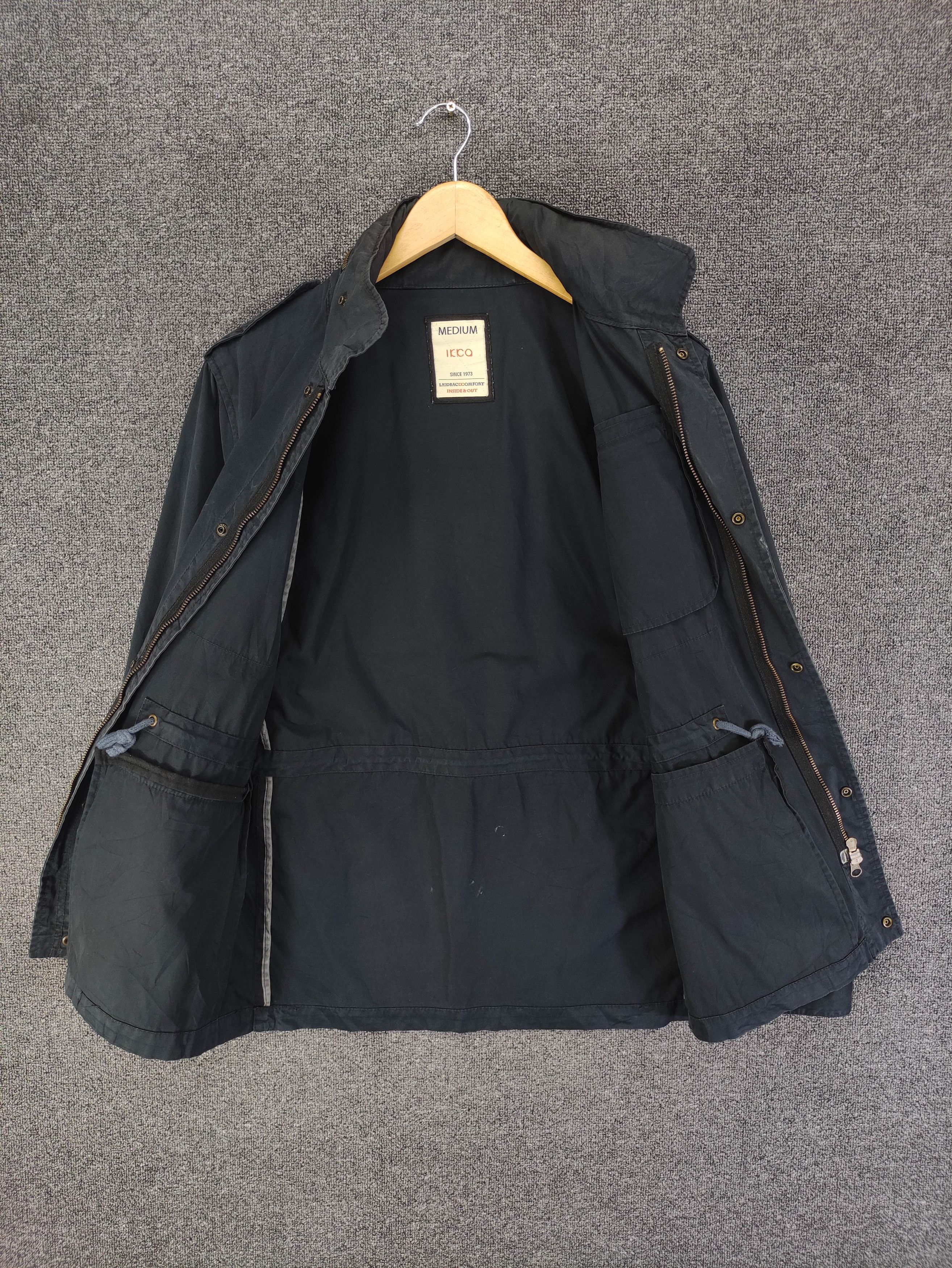 Japanese Brand Vintage Ikka M 65 Field Jacket With Hoodie Zipper Size US M / EU 48-50 / 2 - 5 Thumbnail