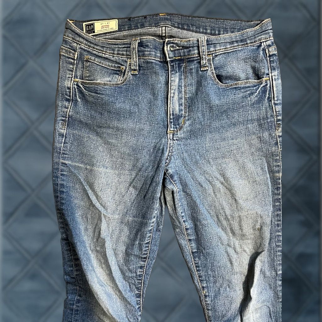 Gap Gap Jeans Womens 27 Mid Blue Solid Jegging Denim Pants Size 27" / US 4 / IT 40 - 1 Thumbnail