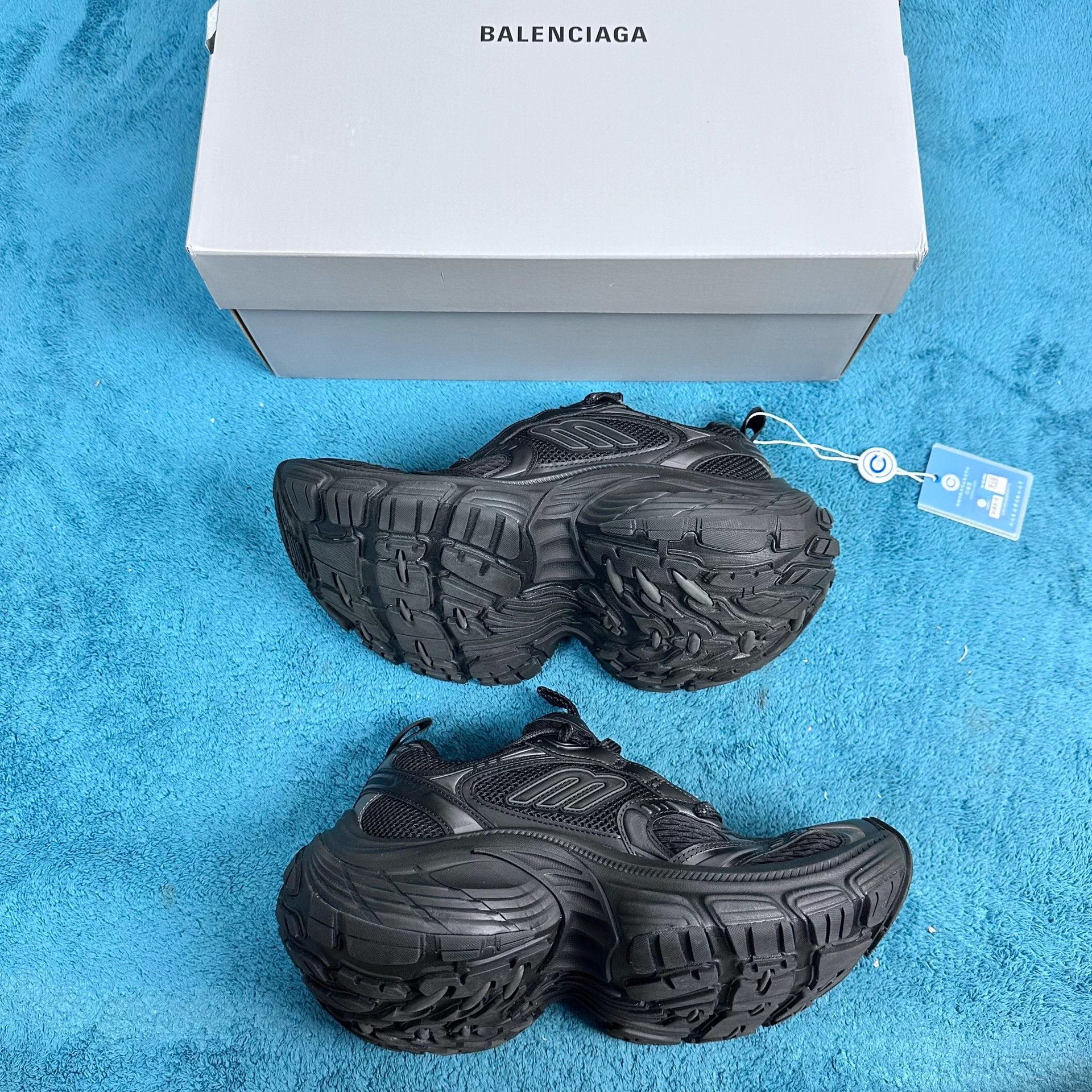 Balenciaga Balenciaga 10xl thick dad shoe black 37 excellent Size US 6 / IT 36 - 3 Thumbnail