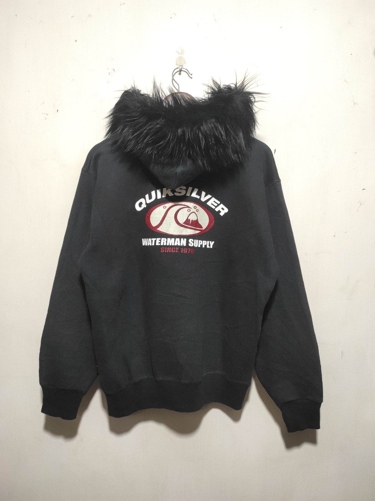 Quiksilver Quiksilver big logo fur hoodie ifsix LGB style Size US M / EU 48-50 / 2 - 3 Thumbnail