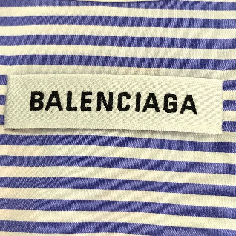 Other Balenciaga size 34 Blue and white lace up striped shirt wi Size XS / US 0-2 / IT 36-38 - 5 Thumbnail