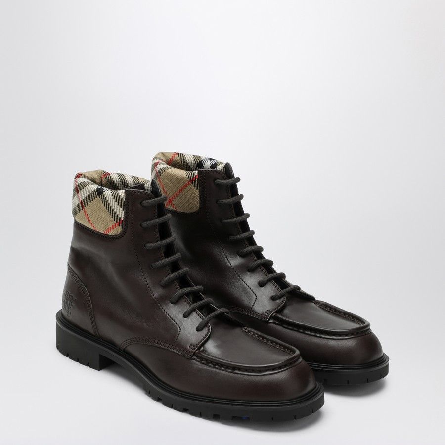 o1d2blof0226 Leather Boots in Brown